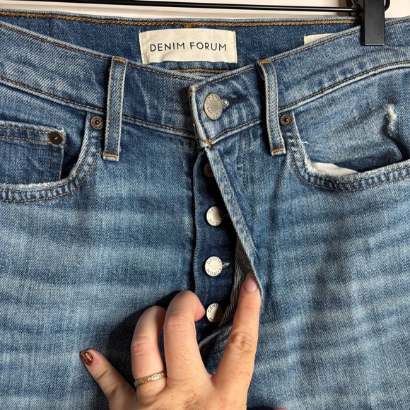 Denim Forum The Arlo High Rise Straight size 27 - Picture 4 of 12